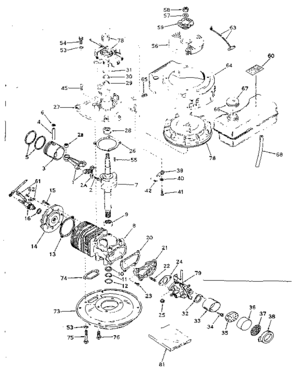 Part Location Diagram of 250231 Craftsman Cyl blk asm