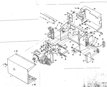 Part Location Diagram of G-1012 Craftsman Push button