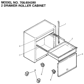 Part Location Diagram of T14403 Craftsman Panel