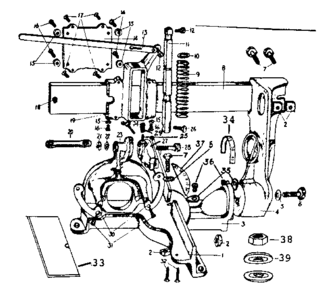 Part Location Diagram of 10-34 Craftsman Shaft bolt
