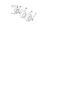 Wheels And Tires Diagram and Parts List for 917275520  Craftsman Lawn Tractor