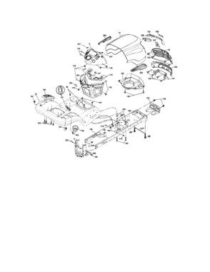 Chassis And Enclosures Diagram and Parts List for 917287301  Craftsman Lawn Tractor