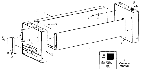 Replacement Parts Diagram and Parts List for 610243590  Craftsman Tool Stand & Cart