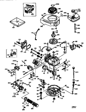 Engine (71/143) 143.975010 Diagram and Parts List for 143975010  Craftsman Engine