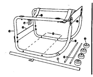 Part Location Diagram of B1482 Generac PLATE ENGINE BASE