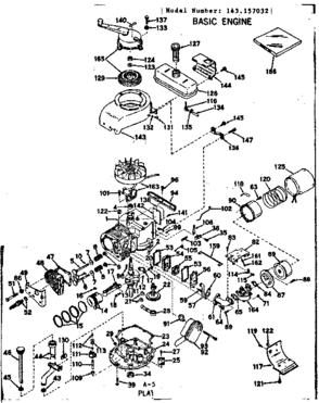 Part Location Diagram of 631788 Tecumseh Shutter, Throttle