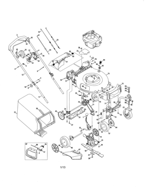 Part Location Diagram of 750-06036A MTD Caster Hub