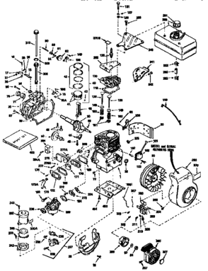Solid State Ignition Diagram and Parts List for 143946003  Craftsman Engine