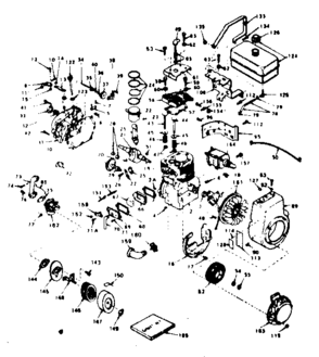Part Location Diagram of 33382 Craftsman Tank bracket