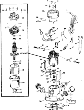 Part Location Diagram of 2-606508-03 Craftsman Lock knob