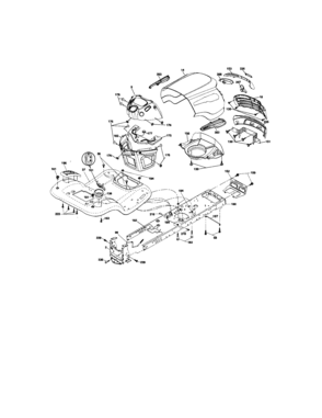 Part Location Diagram of 404654X612 Craftsman Hood.Pnt.Pre