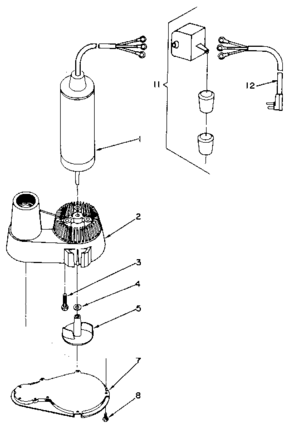Part Location Diagram of PS101-18P Craftsman Volute