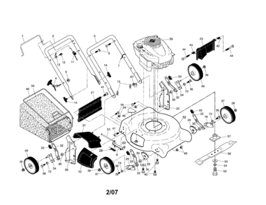 Part Location Diagram of 400624X479 Husqvarna Handle Bracket Assembly, Rh