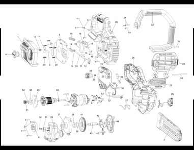Diagram Diagram and Parts List for CMCCS620B Type 1 Craftsman Chainsaw