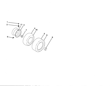 Wheels And Tires Diagram and Parts List for 917280083  Craftsman Lawn Tractor