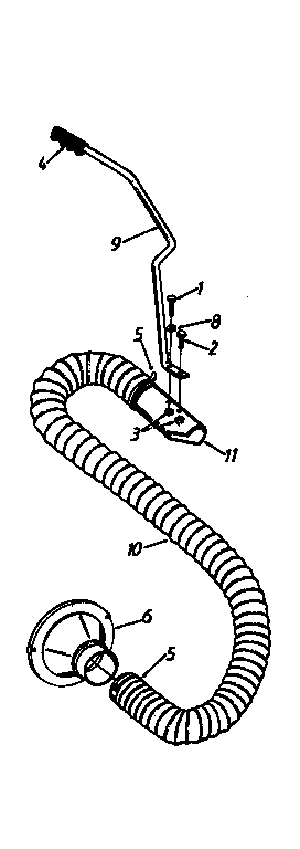 Part Location Diagram of 631-0031 MTD Adapter Assy-hose