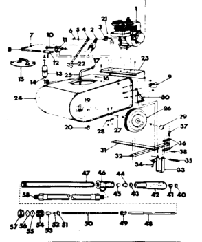 Part Location Diagram of 5006046 Craftsman Packing nut