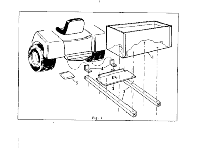 Weight Box Diagram and Parts List for 53681360  Craftsman Lawn Mower