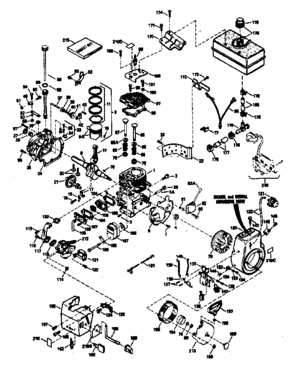 Part Location Diagram of 35443A Tecumseh Crankshaft