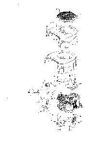 Blower housing Diagram and Parts List for 96042022000  Craftsman Lawn Tractor