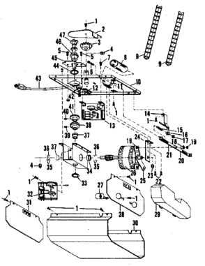 Part Location Diagram of 4A1265 Craftsman Cover