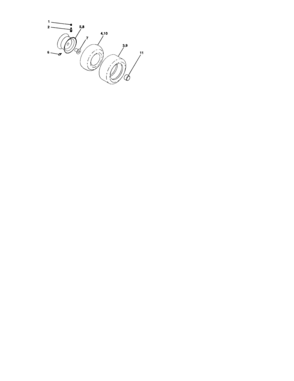 Wheels And Tires Diagram and Parts List for 917274762  Craftsman Lawn Tractor