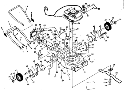 Part Location Diagram of 82406 Craftsman Engine