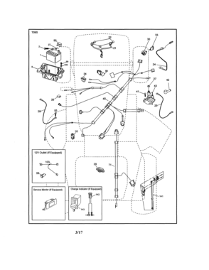 Electrical Diagram and Parts List for 917204090  Craftsman Lawn Tractor