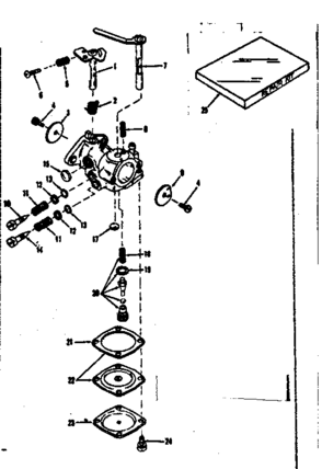 Replacement Parts Diagram and Parts List for 917630795  Craftsman Lawn Mower