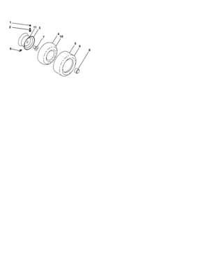 Wheels And Tires Diagram and Parts List for 917287281  Craftsman Lawn Tractor