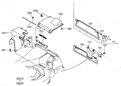 Joint Cover - Discharge Guard Diagram and Parts List for 3901  Craftsman Lawn Mower