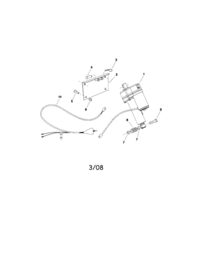 Part Location Diagram of 40571 Generac OBS CONN MTR MNT