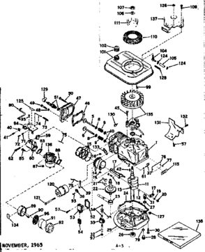Part Location Diagram of 631238 Craftsman Carburetor