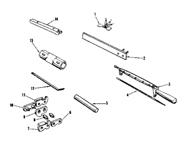Optional Accessories Diagram and Parts List for 917351160  Craftsman Chainsaw