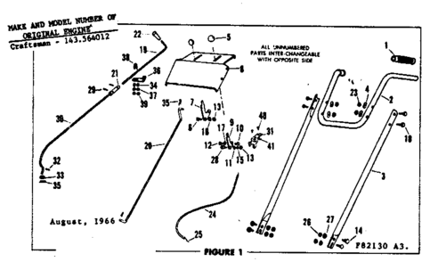 Part Location Diagram of 23962 Craftsman Rear Pivot Support