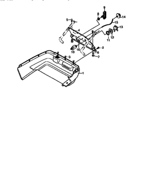 Control Panel Diagram and Parts List for 536884570  Craftsman Snow Blower