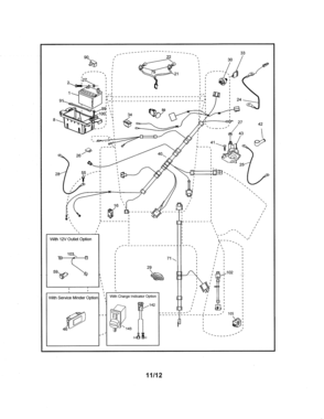 Electrical Diagram and Parts List for 917280085  Craftsman Lawn Tractor