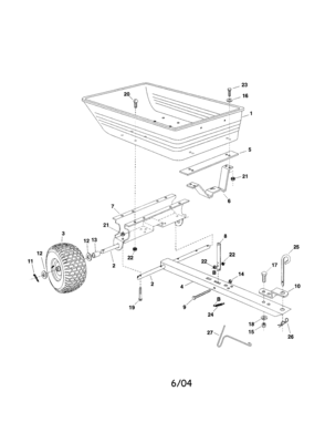 Part Location Diagram of 47019 Craftsman Tray