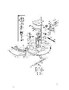 Deck/spindle pulley Diagram and Parts List for 247269000  Craftsman Lawn Tractor