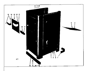 Unit Hardware Diagram and Parts List for 11322452  Craftsman Saw