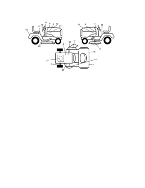 Decals Diagram and Parts List for 917273591  Craftsman Lawn Tractor