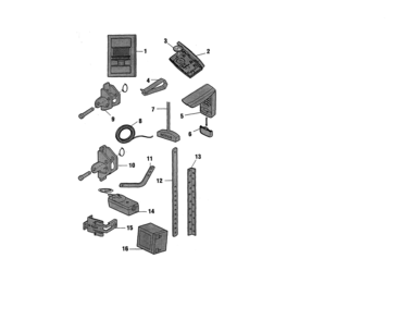 Installation Diagram and Parts List for 13954918  Craftsman Garage Door Opener