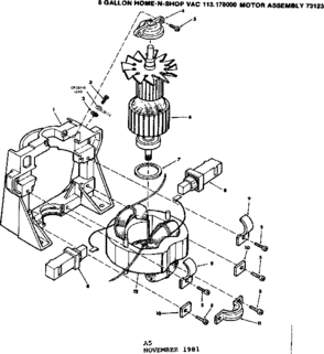 Part Location Diagram of 73124 Generac Control Panel Decal