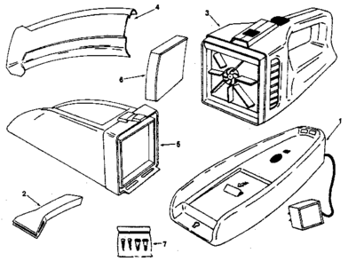 Part Location Diagram of 73383 Ridgid ASSEMBLY, FRONT SENSOR