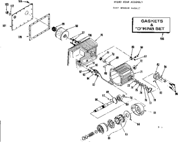 Cylinder Assembly Diagram and Parts List for 917640A22  Craftsman Lawn Tractor