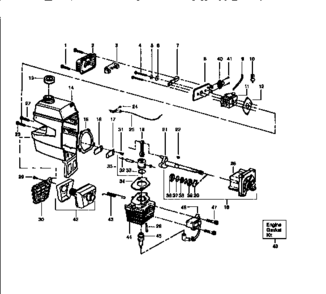 Part Location Diagram of 530032103 Husqvarna Bearing