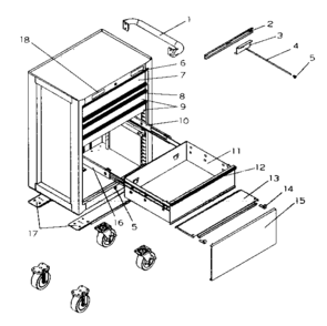 Part Location Diagram of T17596-EBK Craftsman Panel