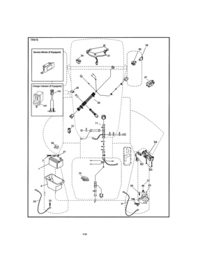 Electrical Diagram and Parts List for 917203811  Craftsman Lawn Tractor