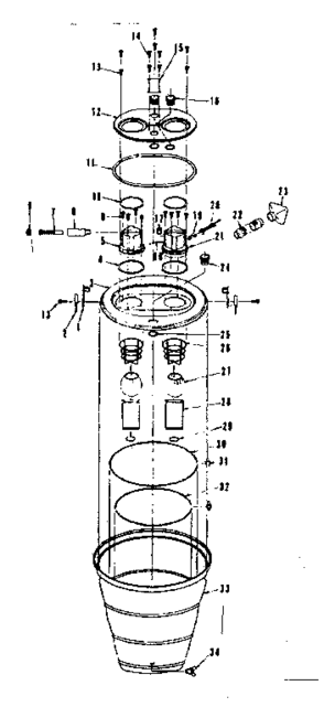 Part Location Diagram of 161754 Craftsman Thread-cutting screw