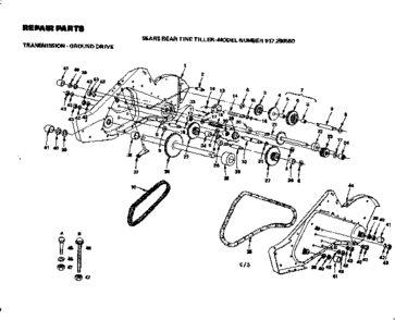 Part Location Diagram of 4357J Craftsman Spacer